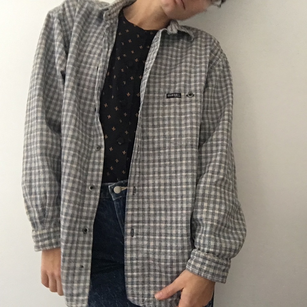 vintage GUESS flannel